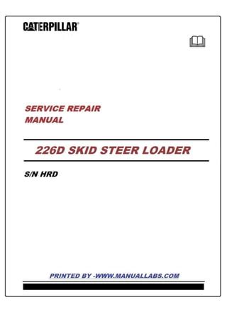 cat 226 skid steer operators manual|cat 226d operators manual.